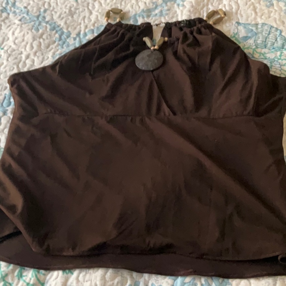 Brown Women's Tank Top